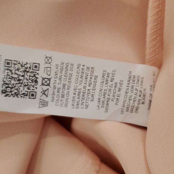 ASOS women’s sophisticated apricot Midi Dress Size 4. New with tags - Picture 8 of 9